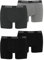 PUMA Herren Boxershorts Unterhosen 100004386 4er Pack, Wäschegröße:M, Artikel:-230 Black/Black + 691 Dark Grey Melange/Black