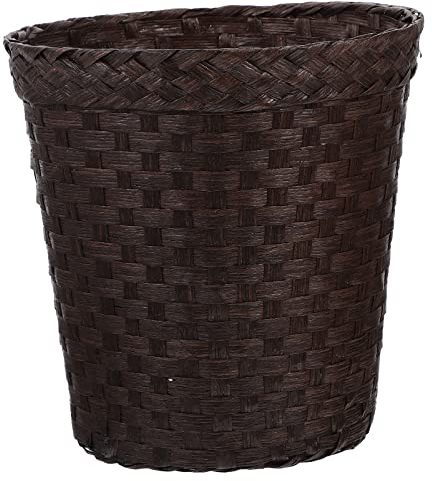 Papelera Para Ba?o Cesta de residuos de mimbre tejida : cesta de de de ratán cestas de almacenamiento de cesta de lavandería jacinto Cestas De Almacenamiento Tejidas De Ratán