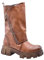STILL Stivali Donna Scarpe Stivaletti Moda Biker Motociclista Suola CARRARMATO YG881 (Testa di Moro, Numeric_39)