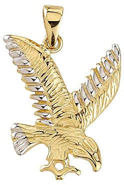 JC Trauringe Goldanhänger Adler in 585 Gelbgold Kettenanhänger Damen Schmuck Anhänger Gold 8219
