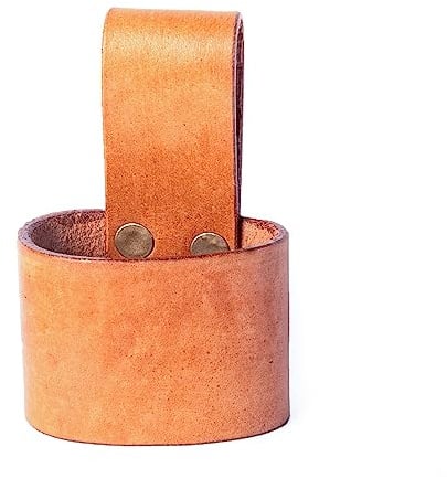 Hulara Vollnarbenleder Hammerhalter Hammerhalter für Werkzeug Gürtel Werkzeugkoffer Hammer Holster Kampfaxt Beil Scheide Wikinger Axt Kleiner Hammer Leder Werkzeug Holster