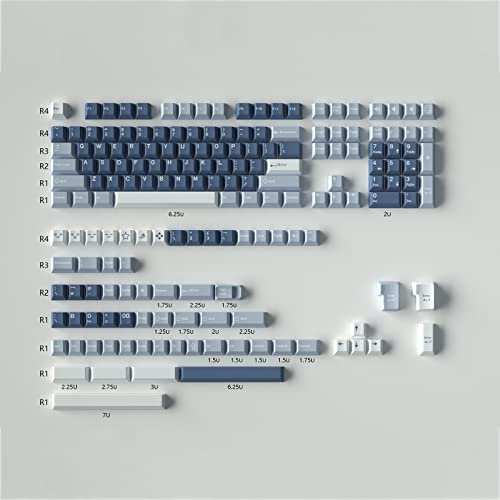 Fishing Keycaps 172 Keys Cherry Profile Doubleshot Keycap Set Fit for 60% 65% 75% 95% Cherry Mx Switches Mechanical Keyboard