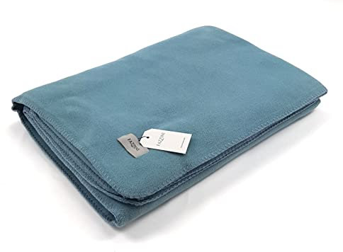 Plaid e Coperta Lucy Morbidissimo Pile Melange di Poliestere e viscosa (273 Petrolio, Matrimoniale 240x210)