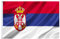 150X90cm Drapeau Serbie, Drapeau Serbe avec 2 œillets en Métal, Drapeau de la Serbie aux Couleurs Vives, Drapeau National Serbe Décoré Lors D''événements Sportifs, Fêtes, Défilés