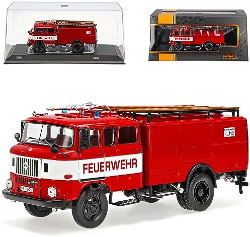 Ixo IFA W50 TLF 16 Feuerwehr 1965-1990 1/43 Modell Auto