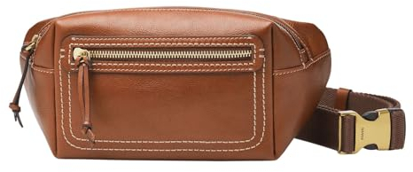 Fossil Herrentasche Fletcher, LiteHide braune Tragetasche aus Leder, L: 20 cm, B: 6,4 cm, H: 15,2 cm, MBG9612210