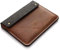 Crazy Horse Craft Genuine Italian Leather Sleeve for MacBook Air 13 inch with M1 / M2 - Classic Brown - Vintage Wool Felt Case, Cover, Mac Laptop Bag