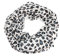 Harrys-Collection Damen Herren Baumwolltuch in vielen Farben 100 x 100 cm, Größen:Einheitsgröße, Farben:Leopard schwarz