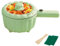 Tuzsocr Multicuiseur électrique,Petite Poêle électrique,Hot Pot électrique Antiadhésive 2L,multicuiseur électrique portable de voyage,avec cuiseur vapeur,pour Steak,Soupe,œufs,Pâtes,Nouilles (Style 3)