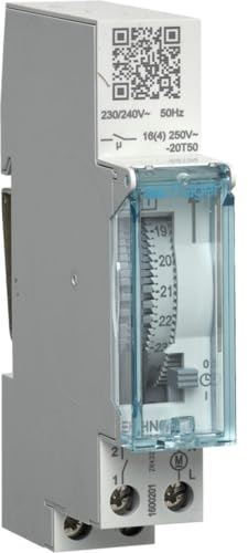 Interruptor horario Hager EHN01016A 230V sin reserva
