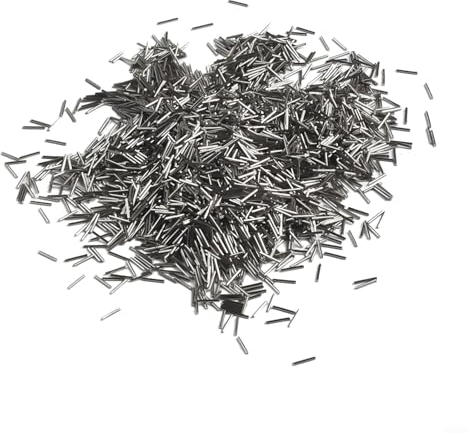 Magnetische Poliernadel, 1 kg, 5 mm Länge, 0,7 mm Durchmesser, magnetische Poliernadeln zum Entgraten von Metallteilen in magnetischen Schleifmaschinen (0,8 × 7 mm)