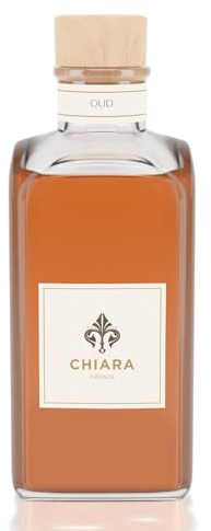 Chiara Firenze Raumduft OUD 100 ml Flasche + Stäbchen Made in Italy Oud - Sandale - Patchouli