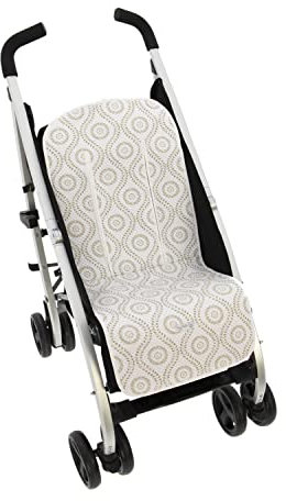 Funda de Verano Universal para Silla Paseo Ligera Rosy Fuentes-Colchoneta para Silla Ligera-Transpirable-Compatible con Maclaren, Bugaboo Bee, Cibex, etc. -Camel