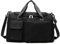 Reisetasche Sporttasche HandgepäCk Tasche Weekender Bag Wasserdicht Travel Bag Duffle Bag Mit Schuhfach Und Nassfach Krankenhaustasche (Schwarz)