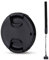 JJC 77mm Objektivdeckel Snap-on Frontkamera Objektivabdeckung mit Objektivkappe Keeper für Canon EF 24-105mm f4L EF 24-70mm f4L EF 16-35mm f4L und Andere Objektive mit 77mm Filtergewinde (1 Stück)