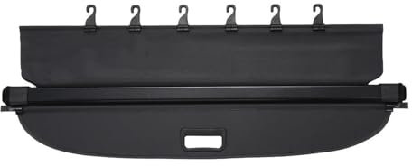 HOLIV Für Peugeot 3008 2017 Kofferraumabdeckung Gepäckträgervorhang Mit Zugschnalle Einziehbare Laderaumabdeckung Aufbewahrungszubehör Gepäckraumabdeckung