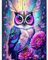 GHHKUD Diamond Painting für Erwachsene, Eule 5D DIY Diamant Painting Bilder für Erwachsene Anfänger, Diamond Painting Set, Full Drill Diamant Malerei für Haus Dekoration 30x40 cm
