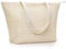 KALIDI Straw Beach Bag for Women Straw Tote Bag with Zip Large Handbag Summer Holiday Bag