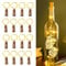 Lhdfyqt 20 Pièces Guirlande Lumineuse à LED pour Bouteille, 20 LED 2M Bouchon Lumineux pour Bouteille, Étanche Guirlande Bouteille, LED Bouteille Lumière, pour DIY, Partie, Mariage
