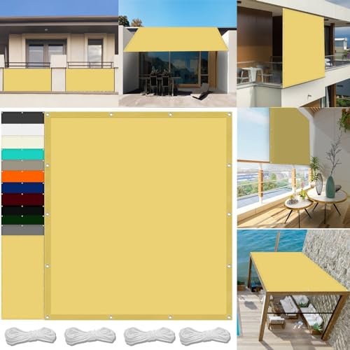 Voile d'ombrage rectangulaire imperméable pour jardin, piscine, terrasse, serre, 1,2 x 8 m, avec corde gratuite