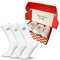 The socks side of life TSSOL - Statement Socken bestickt (38-43, Pizza, Pasta & Vino -Edition), GESCHENKBOX Italien Edition, Pizzalover, Pastaliebhaber Tennissocken weiß