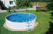 Paradies Pool® Aufstellpool Splash Pool Komplettset rund 460 x 90 cm weiß inkl. Filteranlage, Leiter, Vlies
