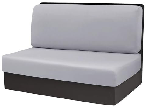 ZASEZOD Wohnmobil Esstischkissenbezüge 4-teiliges Set, Polyester Sitzbank Polster, Wasserdicht Ersatzbezüge Loungemöbel, Anhänger-Sofa-sitzbezüge, Eckbank Bezug, Maschinenwaschbar(Silver)