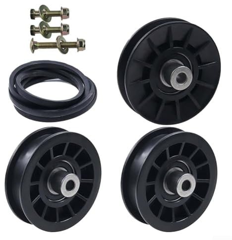Zoegneer 2er-Pack 532194326 Spannrolle mit 532194327 Spannrolle 532130969 Keilriemen Aufsitzrasenmäher Ersatzspannrolle und Riemenscheibe-Set passend für LGT2654 1542XPT Modelle