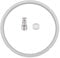 CKANDAY Universal Silicone Sealing Ring for 5 & 6 Quart Electric Pressure Cookers, Replacement Parts Set Include Float Valve Seal, Gasket, Sealing Ring for 5, 6 Quart Models, Clear