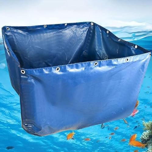 SRFTT Aquarium Pool Multifunktions PVC Leinwand Teiche Mit Ablauf Ventil Temporäre Holding Tank Für Salzwasser Fisch 0,5mm Plane Wasser Lagerung Pool Für Ko