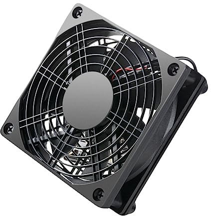 NUOBESTY USB Computer Case Cooling Fan USB Quiet Exhaust Fan for DIY Ventilation Projects Durable Safe for Preventing Overheating Gaming Prolonging Computer Lifespan