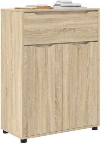 vidaXL Badezimmerschrank Sonoma-Eiche 72,5 x 36,5 x 100 cm