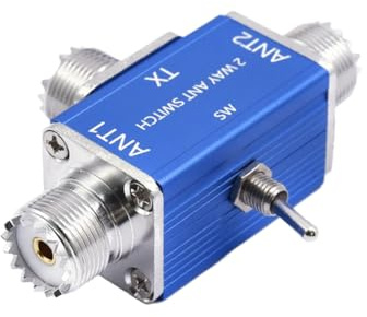 Taviko 2 Way CB/HAM Antenna Coax Switch Coaxial Antenna Switch 100W 1-30MHz Optional SO239/BNC Connector SL-16