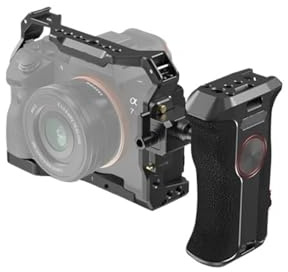 Kompatibel for Sony A7III A7RIII A9 Kamerakäfig mit DSLR-Rig-Kit zur Kaltschuhmontage(Cage Kit 1)