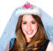 Hen Night Flashing Bride To Be Fur Trim Tiara With Veil Hen Party Accessory