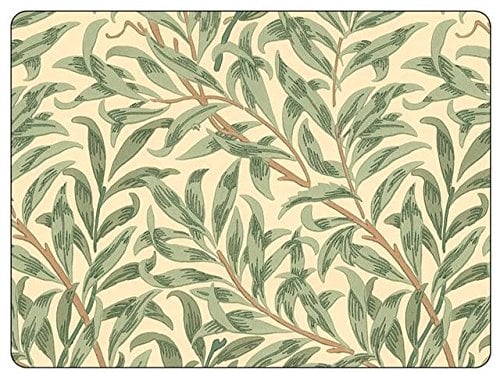 Willow Bough Green Table Mat, 4 Pieces