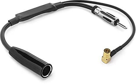 Adapter-Universe DAB+ Antenne Splitter Aktiv Adapter FM passend für JVC Kenwood Sony Alpine Pioneer schwarz