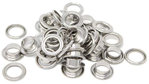 BIG-SAM - Ösen mit Scheiben - 4/5/8/11 oder 14mm in Silber (11mm)