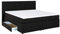 Furniture for Friends Doluna Boxspringbett Andybur mit Bettkasten Schwarz 180x200 cm H2 inkl. Visco-Topper, 7-Zonen Taschenfederkern-Matratze
