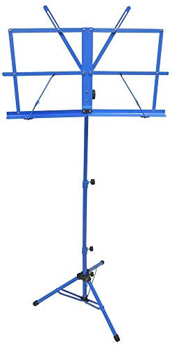 Sky Brand New Lightweight Adjustable Folding Music Stand with Carrying Bag, Blue (074531327743)
