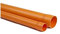 TUBO PVC PLASTICA ROSSA ARANCIO 2 METRI DIAM. 100 mm ACQUA FOGNA