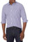 Amazon Essentials Men's Regular-Fit Long-Sleeve Casual Poplin Shirt, Blue Purple Gingham, XL