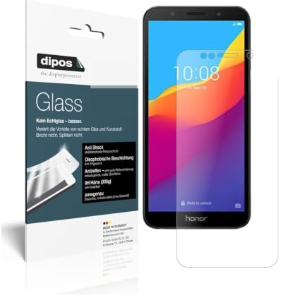 dipos 2x Displayschutzfolie 9H matt für Honor 7S 51092MPY | Antireflex, entspiegelnd, bricht und splittert nicht, kein Echtglas, Anti-Shock, kratzfest, blasenfrei, selbstklebend