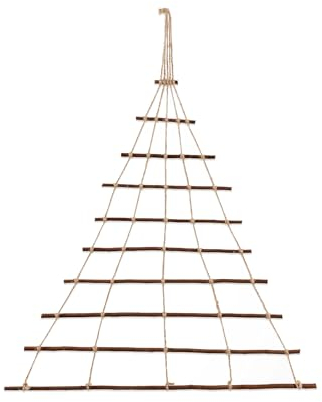 Floranica Albero di Natale in Legno 100 x140 cm Decorazione da Parete, per Il Fai da Te, Calendario dell'Avvento, Natale, Avvento addobbi Natalizi Alternativa all'albero di Natale