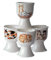 crackinchina Cat egg cups eggcup porcelain set of 4 boxed
