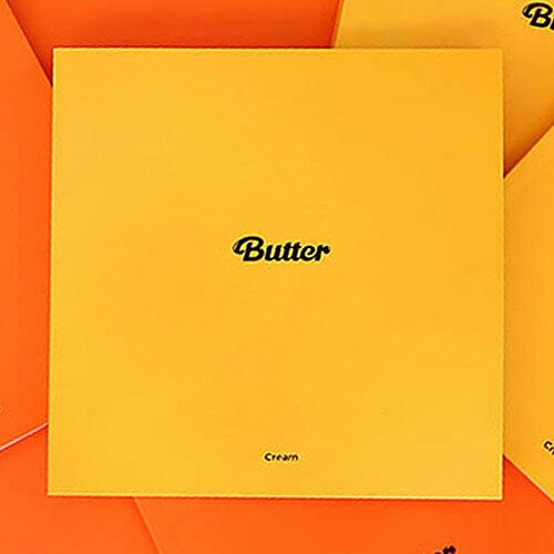 BTS [ BUTTER ] Album [ CREAM ] VER. CD+Photo Book+2 Lyrics Card+Instant Photo Card+Photo Stand+Folded Message Card+Graphic Sticker+Photo Card K-POP SEALED+TRACKING CODE