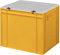 1a-TopStore Design Eurobox Stapelbox Lagerbehälter Kunststoffbox in 5 Farben und 16 Größen mit transparentem Deckel (matt) (gelb, 40x30x33 cm)