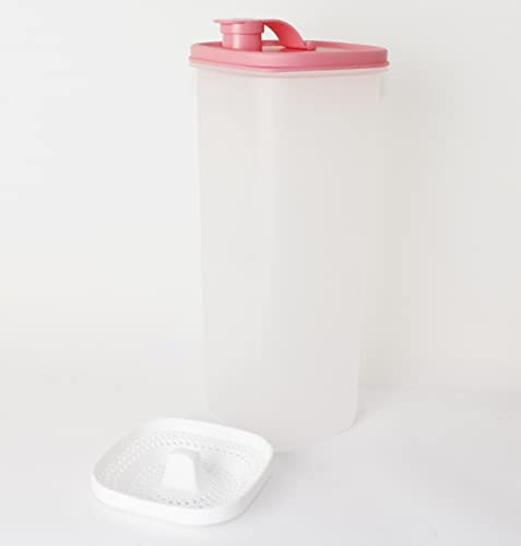 TUPPERWARE Erfrischer 2,0L mit Sieb Rosa Milchkanne, Saftkanne + Kugelschreiber