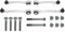 QUERLENKER SATZ SET SCHRAUBEN A4 B8 8K VORNE OBEN RECHTS LINKS, TEILEX GERMANY 9016101050