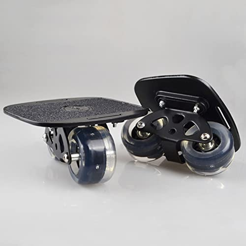 SYCARPET Anti-Rutsch Drift Skates, Split Freeline Rollschuhe mit PU-Rädern, Anzug für Outdoor, Jugendliche, Erwachsene, Anfänger, Blau/Rot/Transparent Farbe